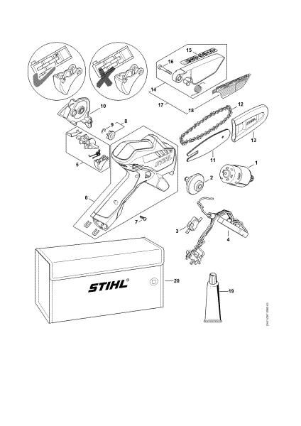 Imagen de Piezas de recambio de la Námero de máquina  929771306 GTA 26